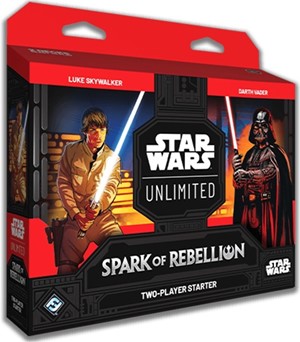 FFGSWH0103 Star Wars: Unlimited Spark Of Rebellion Two-Player Starter (Luke Vs Vader) published by Fantasy Flight Games