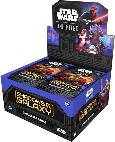 FFGSWH0202 Star Wars: Unlimited Shadows Of The Galaxy Booster Display published by Fantasy Flight Games