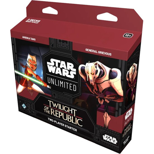FFGSWH0303 Star Wars: Unlimited Twilight Of The Republic Two-Player Starter (Ahsoka Tano Vs General Grievous) published by Fantasy Flight Games