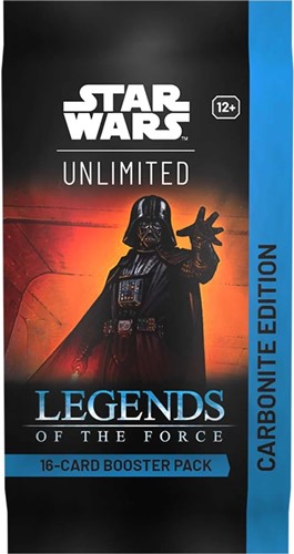 FFGSWH0506S Star Wars: Unlimited Legends Of The Force Carbonite Collector Booster Pack published by Fantasy Flight Games