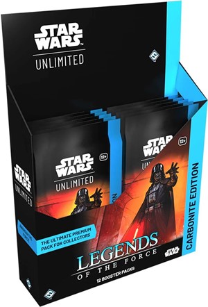 FFGSWH0506 Star Wars: Unlimited Legends Of The Force Carbonite Collector Booster Display published by Fantasy Flight Games