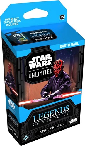 Star Wars: Unlimited Legends Of The Force Darth Maul Spotlight Deck