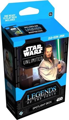 Star Wars: Unlimited Legends Of The Force QuiGonJinn Spotlight Deck
