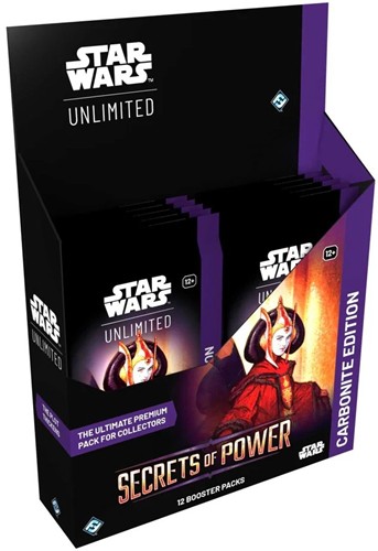 FFGSWH0606 Star Wars: Unlimited Secrets Of Power Carbonite Booster Display published by Fantasy Flight Games