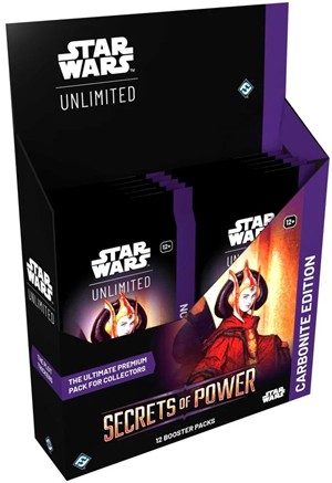 FFGSWH0606 Star Wars: Unlimited Secrets Of Power Carbonite Booster Display published by Fantasy Flight Games