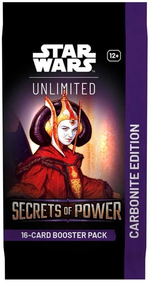 FFGSWH0606S Star Wars: Unlimited Secrets Of Power Carbonite Booster Pack published by Fantasy Flight Games