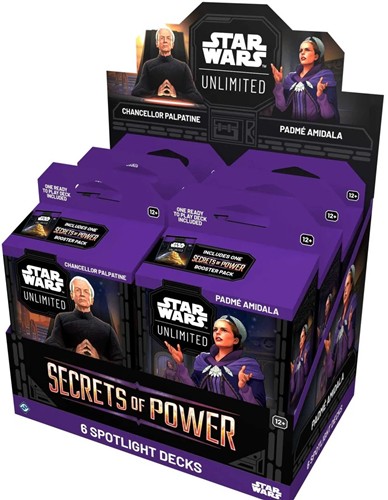 FFGSWH0610 Star Wars: Unlimited Secrets Of Power Spotlight Deck Display published by Fantasy Flight Games