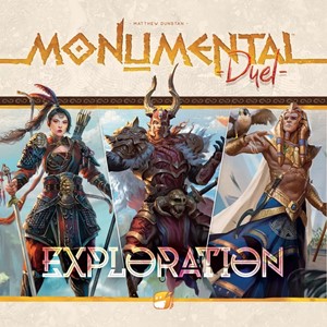 FFOMODUELEXUS01 Monumental Duel Board Game: Exploration published by Funforge