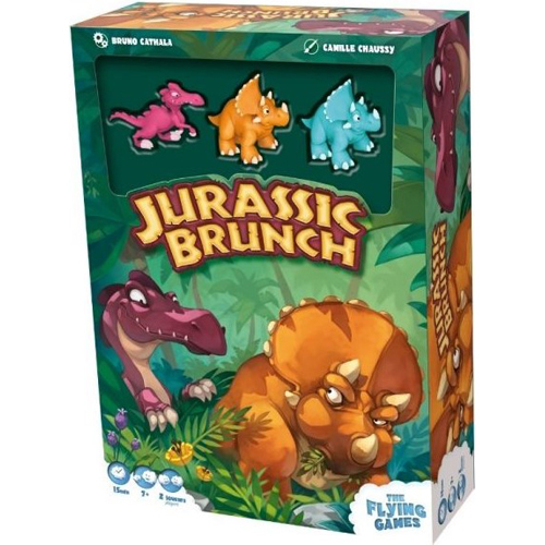 FLY020JU Jurassic Brunch Board Game published by Flying Games