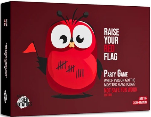 FRIRYRF Raise Your Red Flag Card Game published by Fried Potatoes