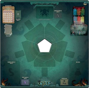 GAMTECTA01 Tiny Epic Cthulhu Card Game: Game Mat published by Gamelyn Games