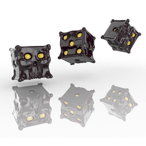 GAMTEPA03 Tiny Epic Pirates Card Game: Skull Dice Set published by Gamelyn Games