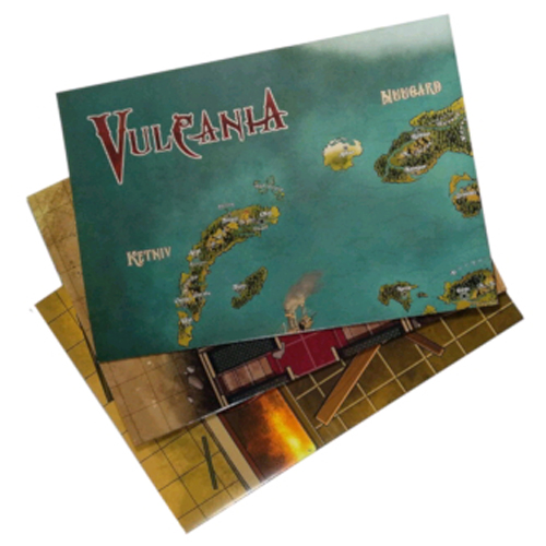 GEAVUL006 Vulcania RPG: Map Pack published by Gear Games
