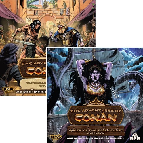 The Adventures Of Conan Board Game: Queen Of The Black Coast And Nemedian Chronicles Expansion