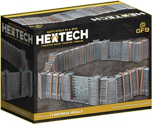 GFNHEXT30 Hextech Tabletop Ready Painted Terrain: Trinity City Walls published by Gale Force Nine