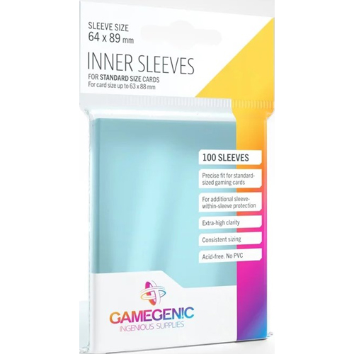 100 x Inner Sleeves (Gamegenic)