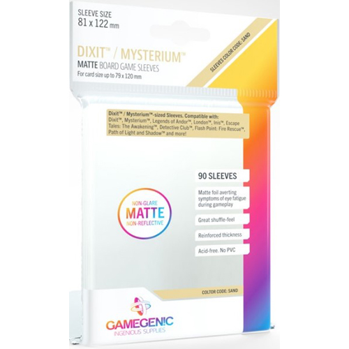 GGS11055 90 x Magnum Dixit Matte Card Sleeves (81mm x 122mm) published by Gamegenic