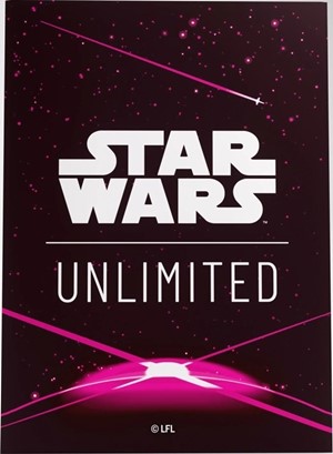 GGS15076ML Star Wars: Unlimited Art Sleeves - Card Back Magenta published by Gamegenic