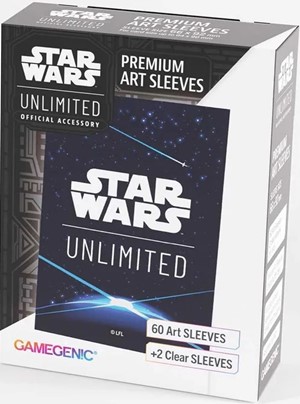 GGS15078ML Star Wars: Unlimited Art Sleeves - Card Back Blue published by Gamegenic