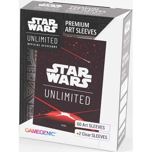 GGS15079ML Star Wars: Unlimited Art Sleeves - Card Back Red published by Gamegenic