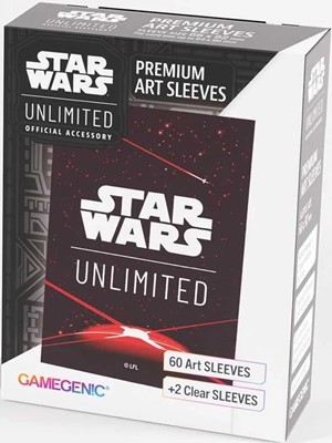 GGS15079ML Star Wars: Unlimited Art Sleeves - Card Back Red published by Gamegenic