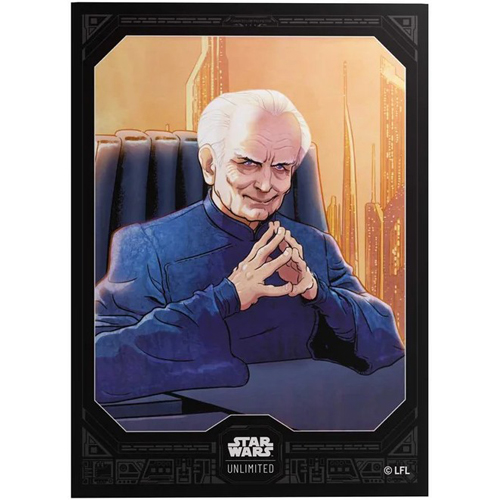 GGS15100ML Star Wars: Unlimited Art Sleeves - Chancellor Palpatine published by Gamegenic