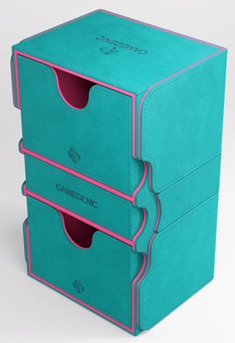 GGS20230ML Gamegenic Stronghold 200+ XL - Teal And Pink published by Gamegenic