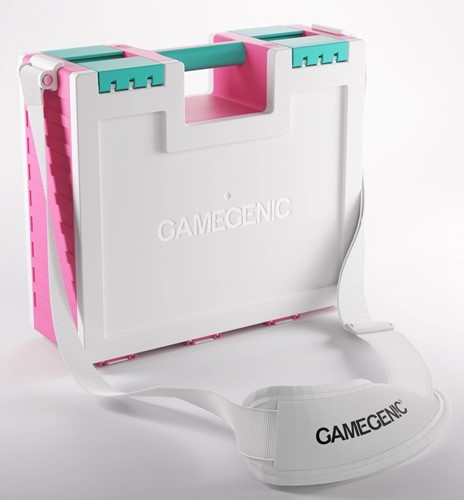 GGS22037ML Gamegenic Game Castle Pink White And Teal published by Gamegenic