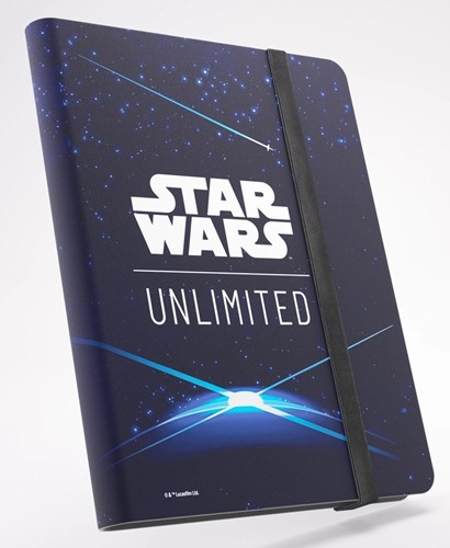 GGS32039ML Star Wars: Unlimited 18-Pocket Album - Card Back Blue published by Gamegenic