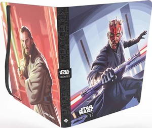 GGS32041ML Star Wars: Unlimited 18-Pocket Album - Qui-Gon Jinn And Darth Maul published by Gamegenic