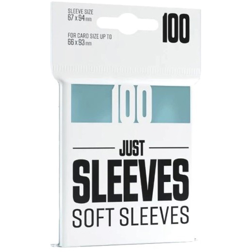 GGX10001ML 100 x Soft Sleeves 63.5mm x 88mm (Gamegenic) published by Gamegenic