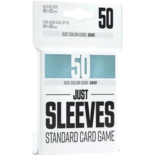 GGX10003ML 50 x Clear Just Standard Card Game Sleeves 66mm x 92mm (Gamegenic) published by Gamegenic