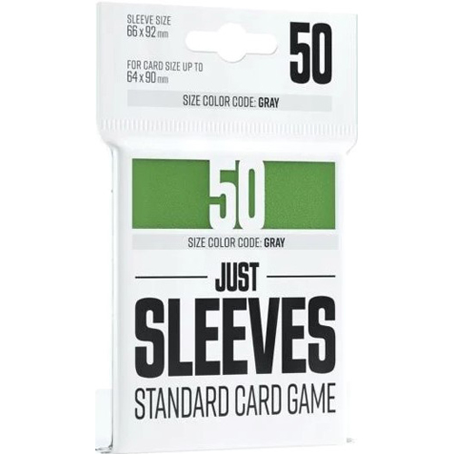 50 x Green Just Standard Card Game Sleeves 66mm x 92mm (Gamegenic)