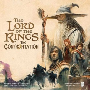 GHOLOTR01 The Lord Of The Rings Board Game: The Confrontation published by Ghost Galaxy