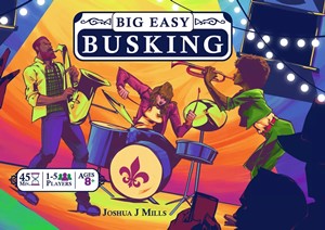 GIR06000 Big Easy Busking Card Game published by Weird Giraffe Games