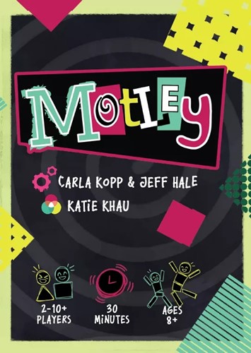GIR12002 Motley Card Game published by Weird Giraffe Games