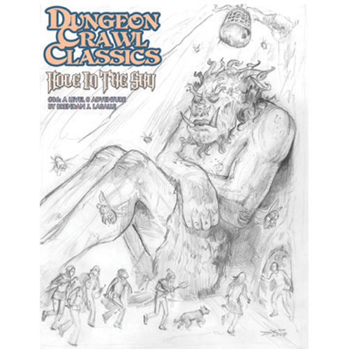 GMG5087K Dungeon Crawl Classics #86: Hole In The Sky (Sketch) published by Goodman Games