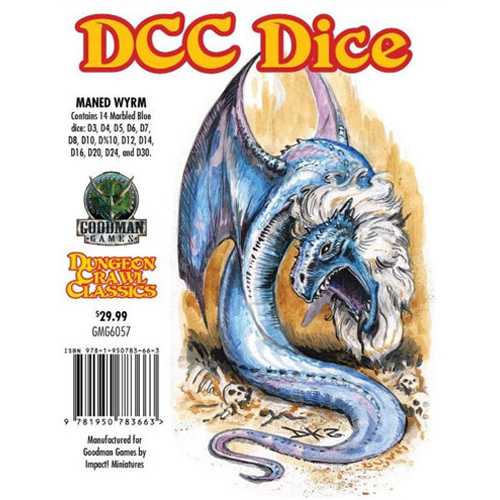 GMG6057 Dungeon Crawl Classics RPG: Maned Wyrm Dice published by Goodman Games