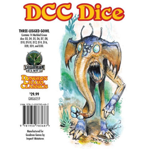 GMG6059 Dungeon Crawl Classics RPG: Gowl Dice published by Goodman Games