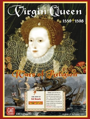 GMT120124 Virgin Queen Board Game: Wars Of Religion 1559-1598 published by GMT Games