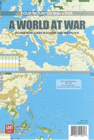 GMT2422 A World At War Board Game: Mounted Map published by GMT Games