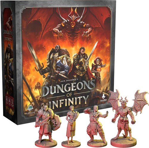 GQSKGDOI002 Dungeons Of Infinity Board Game: Deluxe Edition published by Sky Kingdom Games