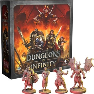 GQSKGDOI002 Dungeons Of Infinity Board Game: Deluxe Edition published by Sky Kingdom Games
