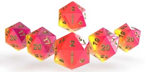 GQSKGDOID20 Dungeons Of Infinity Board Game: Deep Dungeon Dice Set published by Sky Kingdom Games