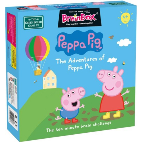 GRE91038 BrainBox Game: Adventures Of Peppa Pig published by Green Board Games