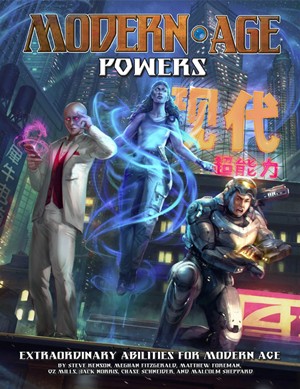 2!GRR6309 Modern Age RPG: Powers published by Green Ronin Publishing