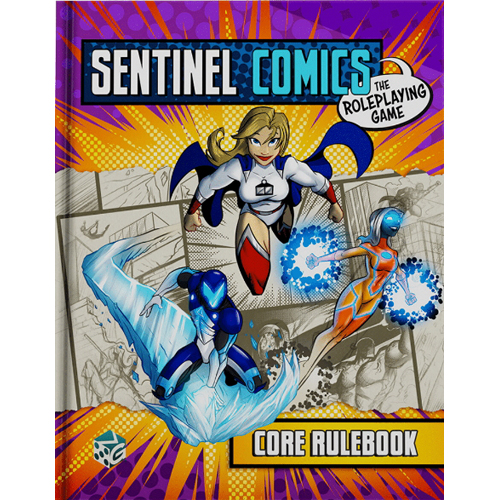 GTGSRPGCORE Sentinel Comics RPG: Core Rulebook published by Greater Than Games