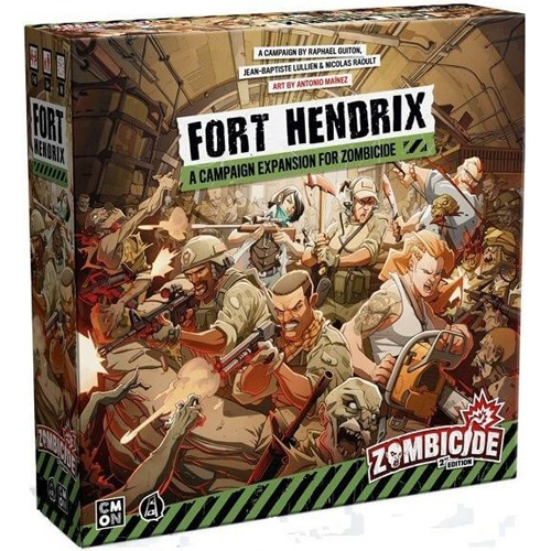 GUGZCD003 Zombicide Board Game: 2nd Edition Fort Hendrix Expansion published by Guillotine Games
