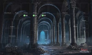 HALHONKMPM1ST22 Kreel Manor Card Game: Playmat published by Hall Or Nothing Productions
