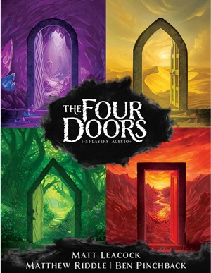 HCG2004 The Four Doors Card Game published by Happy Camper
